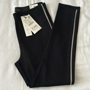 Zara high-rise leggings in black